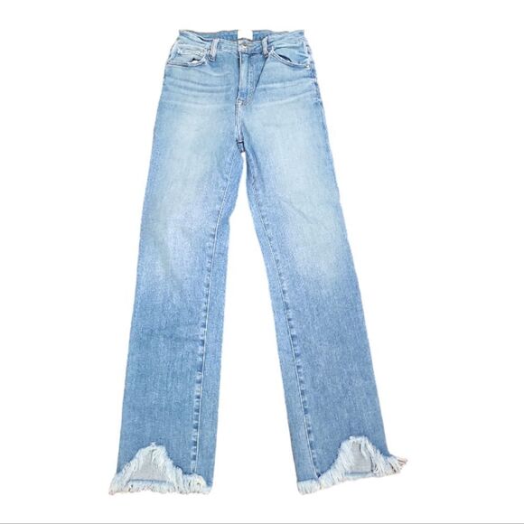 Jonathan Simkhai River‎ High Rise Straight Denim Size 26, Light Wash - Picture 4 of 13